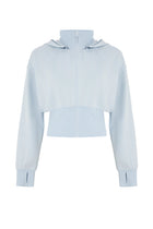 Repose Cropped Zip Hoodie