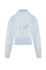 Repose Cropped Zip Hoodie